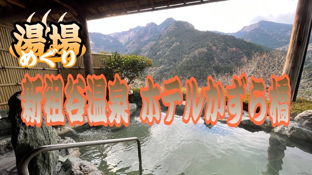 湯場めぐり『新祖谷温泉ホテルかずら橋』